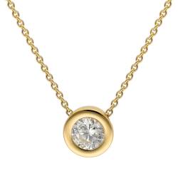 trendor 51364 Halskette für Damen Gold 333 / 8K Zirkonia Collier von trendor