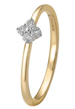 trendor 51752 Diamant-Ring für Damen 585 Gold Brillantring von trendor