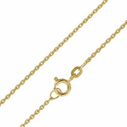 trendor 51896 Goldkette für Anhänger 585 Gold 14 Karat Anker-Halskette 1,3 mm von trendor