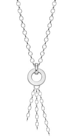 trendor 63416 Silber Charms Collier Halskette für Anhänger Damen-Kette von trendor