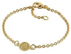 trendor 75090 Armband für Babys 333 Gold/8 Kt mit Engel-Plakette 14 cm von trendor