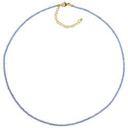 trendor 75480 Damen-Halskette Blauachat Ø 2,5 mm von trendor