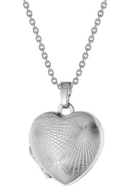 trendor 75752 Damen-Halskette mit Herz-Medaillon Silber 925 von trendor