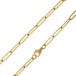 trendor 75880 Halskette für Damen Gold auf Edelstahl Bicycle-Chain 45 cm von trendor