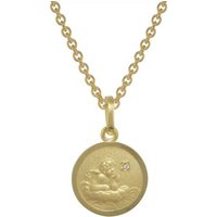 trendor Kette mit Anhänger Engel-Anhänger mit Diamant Gold 333 (8 Karat) für von trendor