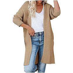 tsaChick Trachten Strickjacke Damen Cardigan Fashion Langarm T Shirt Herbst Pullover Cardigan Solid Bluse Tops &J1234 Winterjacke lang Fleecejacke warm Trapstar Winter mädchen Daunenjacke S-XXL von tsaChick