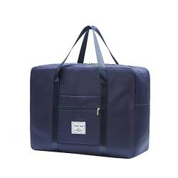 Wochenend-Reisetasche Travel Duffel Bag,Sports Tote Gym Bag,Shoulder Weekender Overnight Bag für Frauen (Navy, 20.67x15.75x7.28in) von tsaChick