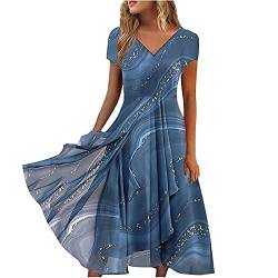 tsaChick Boho Kleid Brautjungfernkleider Damen Kleider Spitzenkleid Chiffon Cocktailkleid Festliches Ballkleid Brautjungfernkleider Für Hochzeit Midi Abendkleider von tsaChick