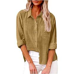 tsaChick Evelyn verkürztes Bubble-Top mit quadratischem Ausschnitt für Damen Khaki 113 XXL 42 von tsaChick