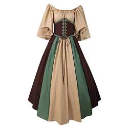 tsaChick Nursing Dress Kurzarm Rundhals Kleid Mode New Vintage Gothic Patchwork Spitze Sexy Neck Dress &bto393 von tsaChick