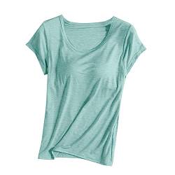 tsaChick Unterhemden Damen Camisole-Tops für Damen mit integriertem BH-Ausschnitt, Weste, gepolstertes Basic-Camisole, Verstellbarer Spaghetti-Träger, Tank-Top, Cami-Tanks von tsaChick