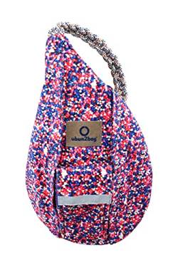 ubun2bag sling bag Rucksack für Damen und Herren Anti Theft RFID Schutz für Krypto Wallet - Wasserfest - Crossbody Sling Shoulder Bag Daypack (Bubbles) von ubun2bag