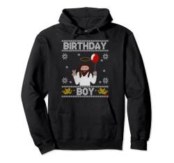 Birthday Boy Jesus Christ lustiges hässliches Weihnachts Pullover Hoodie von ugly sweater Weihnachtspullover by Jean Olivier