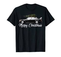 W201 190e merry christmas ugly sweater vintage retro auto T-Shirt von ugly sweater Weihnachtspullover by Jean Olivier