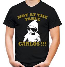 Carlos Hangover Männer und Herren T-Shirt | Spruch Kostüm Alan Geschenk (M, Schwarz) von uglyshirt89