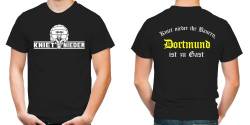 Kniet nieder - Dortmund T-Shirt | Fussball | Schwarz | Zeche | Herrn | Liebe | Ruhrgebiet | Männer | Trikot | Westfalen | M2 (XL) von uglyshirt89