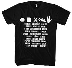 Stein, Papier, Schere, Echse, Spock T-Shirt | Kult | Fun (L) von uglyshirt89