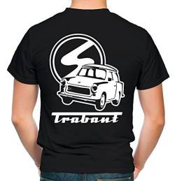 Trabant Männer und Herren T-Shirt | DDR Osten Simson Wartburg Trabi Geschenk | M2 FB (4XL, Schwarz) von uglyshirt89