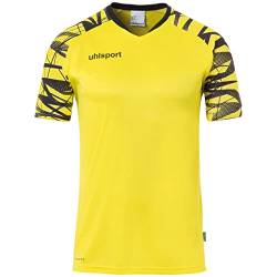 Uhlsport Herren x T-Shirt, limonengelb/schwarz, M von uhlsport