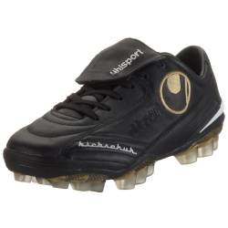 Uhlsport Kickschuh Legende HXG 100812701, Unisex - Erwachsene Sportschuhe - Fußball, schwarz, (black/gold 01), EU 40.5 (UK 7) von uhlsport