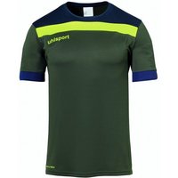 uhlsport Fußballtrikot OFFENSE 23 TRIKOT KURZARM dark olive/marine/fluo ge von uhlsport