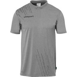 uhlsport Herren Score 26 Poly Poloshirt Und Jungs Sport-Polo, Dark Grau Melange/Schwarz, 5XL EU von uhlsport