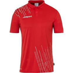 uhlsport Herren Score 26 Poly Poloshirt Und Jungs Sport-Polo, Rot/Weiß, L EU von uhlsport