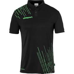 uhlsport Jungen Score 26 Poly Poloshirt Herren Und Sport-Polo, Schwarz/Fluo Grün, 152 EU von uhlsport