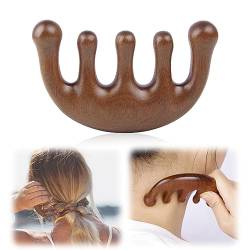 Gua Sha Kamm Holzkamm Kamm Mehrzweck-kopfhaut-gua-sha-kamm Holz-mit Breiten Zähnen Bandette Hair Comb Kamm Holz Haarkamm Grob Breiter Kamm Antistatischer Kamm Wooden Comb Für Kopfpflege von uinnossvc