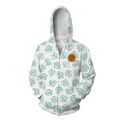 uiuoutoy Unisex Hoodies Anime Animal Crossing Hooded Pullover 3D Druck Junge Kapuzenpullover Sweatshirts von uiuoutoy