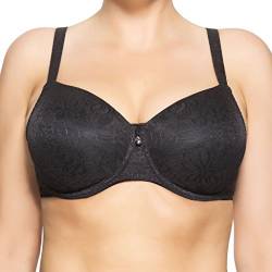 ulla Lingerie féminine BH Alice Cup H - I mit Bügel 3825 schwarz 105H von ulla