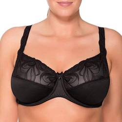 ulla Lingerie féminine BH Carmen Cup B-G mit Bügel 2523 schwarz 90B von ulla