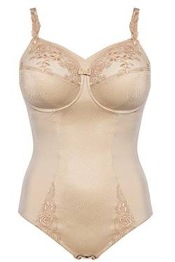 ulla Lingerie féminine Body Ella Cup H-I mit Bügel 3675 biskuit 100I von ulla