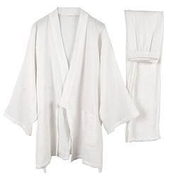 Japanische Kimono Loose Casual Home Pyjamas für Herren Nachtwäsche Größe XXL O62 von un-brand