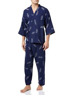 un-brand Japanische Kimono Baumwolle Hanfu Ancient Pyjamas Anzug Plus Size Zen Kleidung Taoistische Kleidung (Größe M, F) von un-brand