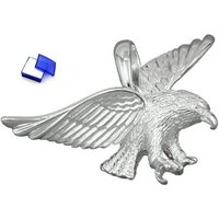 unbespielt Kettenanhänger Anhänger Adler 925 Silber 40 x 25 mm inkl. Schmuckbox, Silberschmuck für Damen und Herren von unbespielt