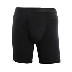 unhg Men's Stretch Cotton Long Boxer Brief Underwear, Breathable Comfort Soft Underpanties,C,7XL von unhg