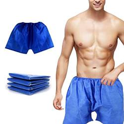 unhg Nonwoven Exam Underpants, Mens Disposable Spa Boxer Shorts, for Spray Tanning Travel Medical Exam,Blau,40pcs von unhg