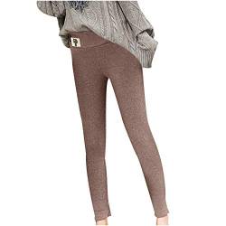 unilarinna Leggings Damen, Winter Damen Thermoleggings Gefüttert Thermo Super Dicke Kaschmir Samt Katze Tier Drucken Plaid Muster High Waist Bequem Warme Strumpfhose Winterleggings Hosen Yogahosen von unilarinna