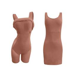 unilarinna Shaper Dress Bodycon Maxi/Mini Built in Shapewear Bra 2 in 1 Women Lounge Long Sleeve Backless Dresses Kurzkleid von unilarinna