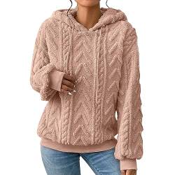 unilarinna Women's Oversized Hoodies Fleece Casual Drop Shoulder Athletic Sweatshirts Long Sleeve Pullover 2023 Fall Tops von unilarinna