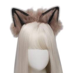 Haarreifen für Damen und Mädchen, Cartoon-Wolfsohren, mehrfarbig, Haarreifen, Make-up, Waschen, Gesicht, Weihnachten, Party, Kopfschmuck, Haarreifen für Frauen, Kawaii, Cartoon-Tiere, Ohrenform, von unknowns