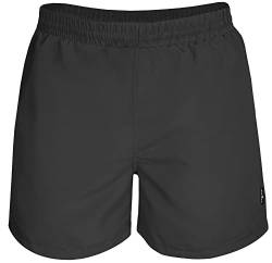 urban ace | Badeshorts, Badehose | für Männer aus schnelltrocknendem Material, mit Innenhose, Zweifarbige Bermuda Schwimmhose, Shorts (schwarz M) von urban ace