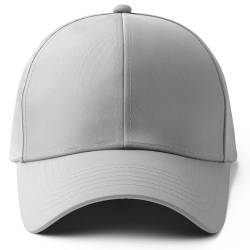 urban ace | Baseball Cap | Herren Damen | Snapback Verschluss, verstellbar | 100% Baumwolle Outdoor Running Sport Freizeit Basecap Loch Kappe Männer Frauen (Stone) von urban ace