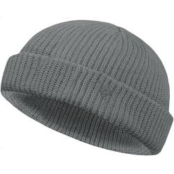 urban ace | Beanie Mütze, Haube | Docker Style Trawler | Frühling Herbst Winter | weich & leicht | Damen Herren | optimale Passform, Seemannsmütze Fisherman (Charcoal) von urban ace