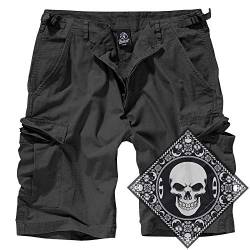 urbandreamz BDU Ripstop Shorts Black Gr. 7XL von urbandreamz