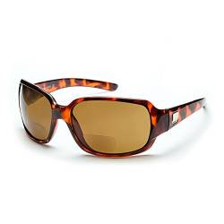 Urbanium Eyewear stylische Sonnenbrille mit Sehstärke Modell Monaco mit polarisierten Gläsern in havanna-braun in verschiedenen Stärken (+1.50) von urbanium e y e w e a r