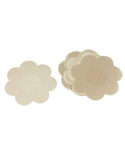 sourcing map 10 Stücke Blume Design beige Polyester Nippel Cover Brustwarzen Abdeckung Damen von uxcell