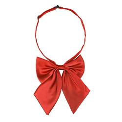 uxcell Damen Einstellbare feste Farbe Schleifer Halter Hals Bogen Krawatte Einheitsgröße Rot Einheitsgröße von uxcell