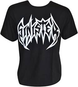 SINISTER, White logo - T-Shirt L von value-merch